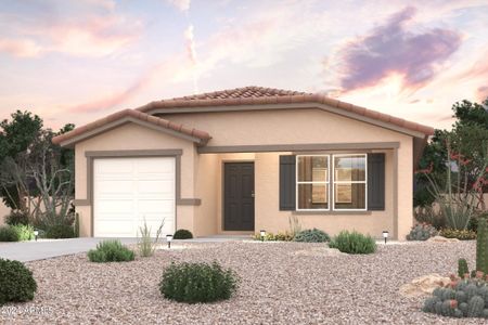 New construction Single-Family house 9105 W Concordia Drive, Arizona City, AZ 85123 SANDALWOOD- photo 0