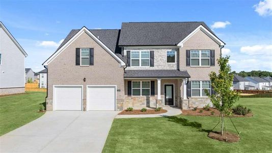 New construction Single-Family house 310 Aspen Valley Dr, Loganville, GA 30052 Ryan- photo 0