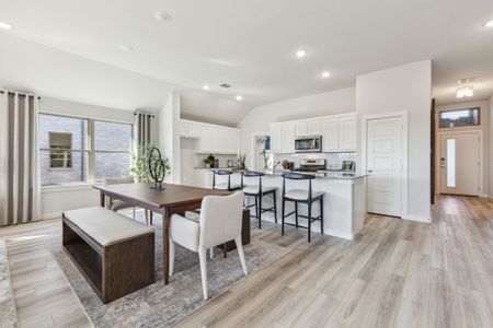 Dining Room in the Diamond home plan by Trophy Signature Homes