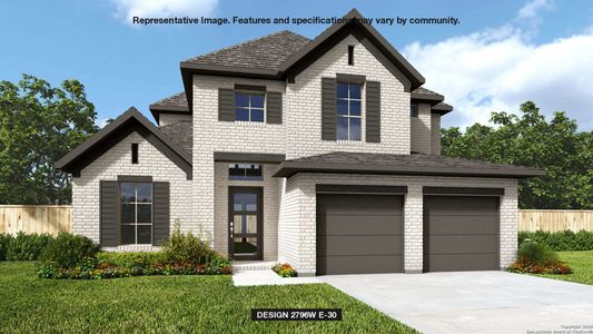 New construction Single-Family house 10210 Ryder Bnd, San Antonio, TX 78254 plan 2796W - image