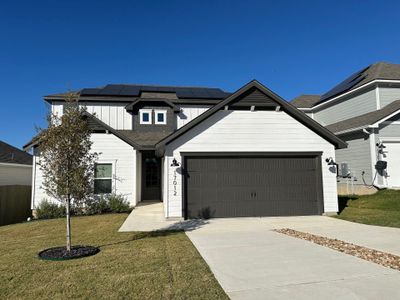 New construction Single-Family house 17012 Wind Chime Dr, Manor, TX 78653 Murray- photo 0