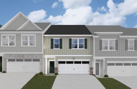 New construction Townhouse house 7127 Hubner Pl, Cary, NC 27519 Sierra- photo 0