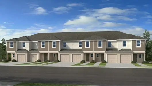 New construction Townhouse house 529 Moonstone Ct, Groveland, FL 34736 - image