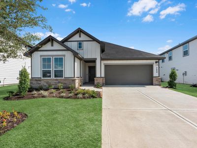 New construction Single-Family house 7850 Shimmering Star Ln, Cypress, TX 77433 plan Caprock - image