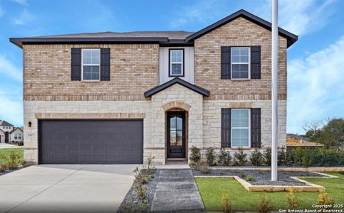 New construction Single-Family house 1917 La Grande Jatte, San Antonio, TX 78253 plan Rainier - image
