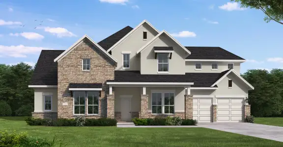 New construction Single-Family house 152 Megans Pt, Castroville, TX 78009 plan Weston - image