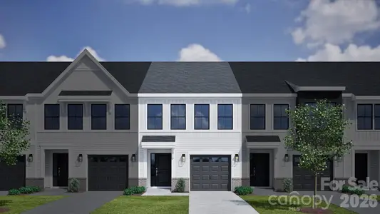 New construction Townhouse house 7418 Mashburn Dr, Charlotte, NC 28269 plan Dahlia - image