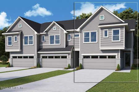 New construction Townhouse house 10274 Element Road, Jacksonville, FL 32256 The Beehler- photo 0