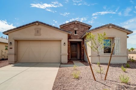 New construction Single-Family house 25520 S 227Th St, Queen Creek, AZ 85142 Hacienda Series - Crimson- photo 1 1