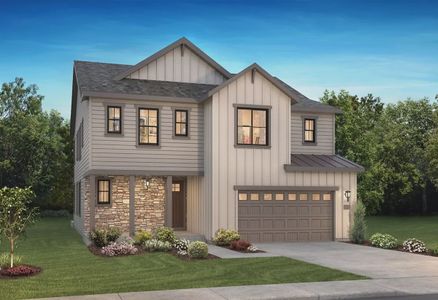 New construction Single-Family house 8858 Moonshimmer Trl, Littleton, CO 80125 4054 Morningside Elevation C - Highline Ranch- photo 0 0