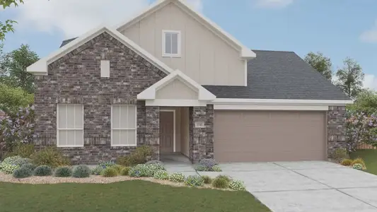 New construction Single-Family house 612 Quail Convey Dr, Jarrell, TX 76537 plan Meyerson - image