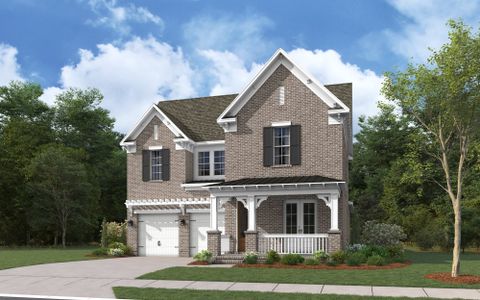New construction Single-Family house 4009 Kathie Dr, Thompson's Station, TN 37179 plan Nottingham - Single Family Homes - image