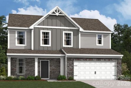 New construction Single-Family house 1414 Bucknell St, Wingate, NC 28174 plan Dearborn II - image