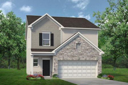 New construction Single-Family house 3805 Preston Pointe, Powder Springs, GA 30127 The Buford II- photo 0