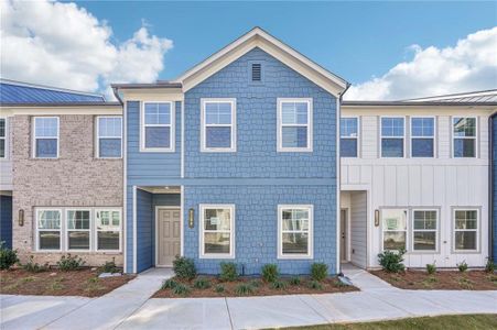 New construction Townhouse house 2108 Stillhaven Place, Douglasville, GA 30135 Calliope Homeplan- photo 0