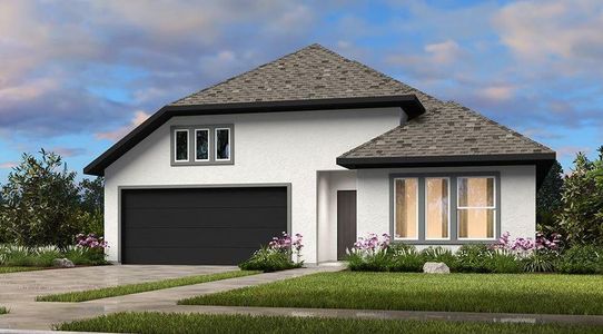 New construction Single-Family house 17926 Carnation Glen Dr, Richmond, TX 77407 Chambray- photo 0