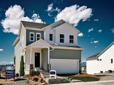 New construction Single-Family house 6383 Levity Hts, Colorado Springs, CO 80924 plan The Wintercrest - image