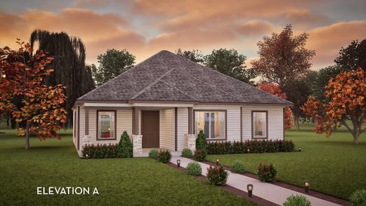 New construction Single-Family house 201 Pinkerton Dr, Hutto, TX 78634 plan Bowie - image