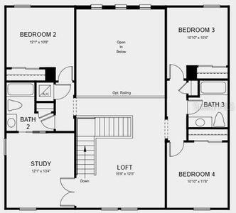 Structural options added include: 8' interior doors and outdoor kitchen rough-in.