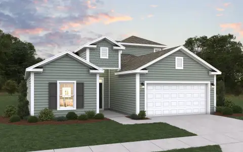 New construction Single-Family house 202 Encampment Blvd, Simpsonville, SC 29681 plan Camden w/ Bonus - Single Family Homes - image