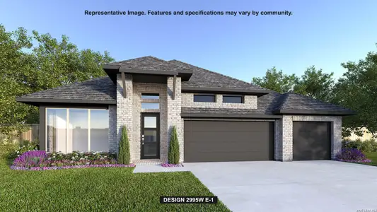 New construction Single-Family house 121 La Jara, Boerne, TX 78006 plan 2995W - image