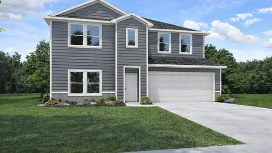 New construction Single-Family house 105 Golden Eagle Blvd, New Waverly, TX 77358 - image