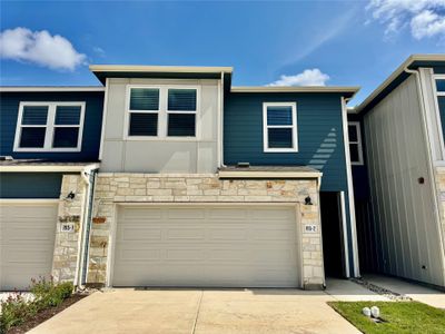 New construction Townhouse house 165 Calcite Rd, Unit 2, Kyle, TX 78640 plan The Zilker (174) - image