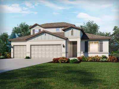 New construction Single-Family house 14095 Ginnie Springs Way, Parrish, FL 34219 Paloma- photo 0