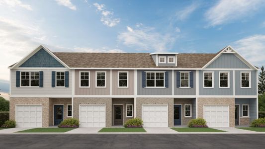 New construction Townhouse house 96 Vickers Point Dr, Fairburn, GA 30213 plan The Chandler II - image