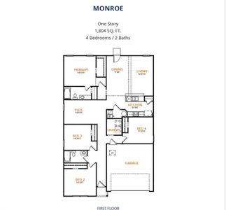 New construction Single-Family house 101 Desert Wind, Abilene, TX 79602 plan Monroe - image