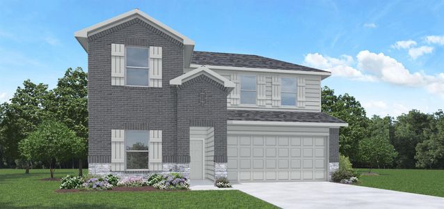 New construction Single-Family house 4001 Sun Burst Ln, Brookshire, TX 77423 plan Mitchell - image
