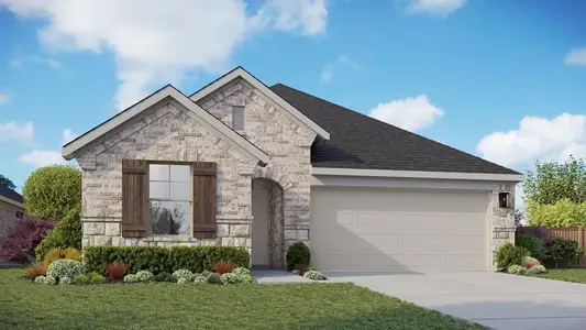 New construction Single-Family house 160 Morgan Meadow Dr, Kyle, TX 78640 plan Bermuda - image