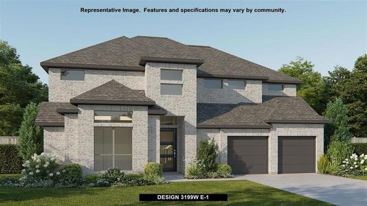 New construction Single-Family house 252 Brewer Street, Kyle, TX 78640 Design 3199W- photo 0