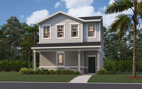 New construction Single-Family house 4738 Inner World Ln, Wesley Chapel, FL 33545 plan Overton - image