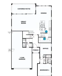 New construction Single-Family house 10236 E Utah Ave, Mesa, AZ 85212 Plan 4026 Elevation F- photo 1 1