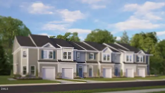 New construction Townhouse house 5222 Chapel Townes Wy, Raleigh, NC 27604 plan Denver - image