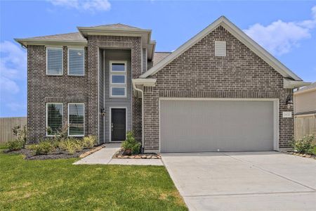 New construction Single-Family house 11323 Youngquist Drive, Mont Belvieu, TX 77535 The Sandown- photo 0