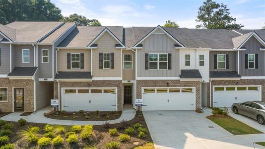 New construction Townhouse house 2781 Honey Locust Ct, Loganville, GA 30052 Stratford- photo 0