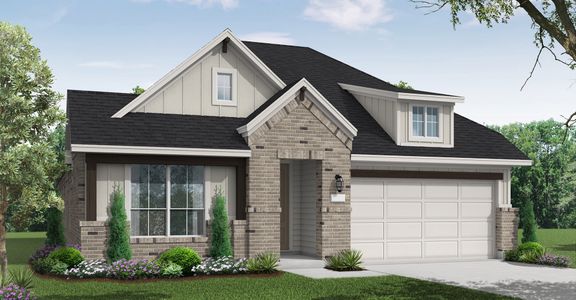 New construction Single-Family house 17336 Graces Path, Pflugerville, TX 78660 plan Denison II - image