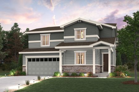 New construction Single-Family house 5807 N Ireland Wy, Aurora, CO 80019 plan The Powell - image