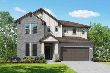 New construction Single-Family house 10804 Amistad Ln, Manor, TX 78653 null- photo 0