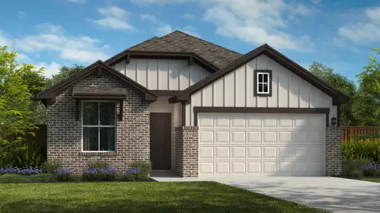 New construction Single-Family house 141 Magnolia St, Hutto, TX 78634 plan Lanport - image
