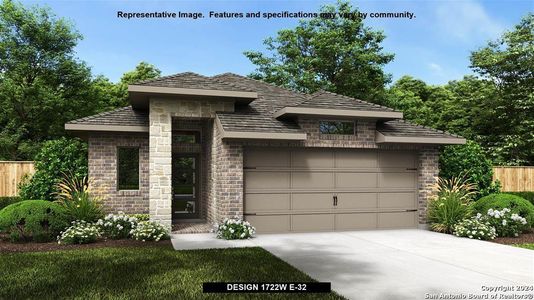 New construction Single-Family house 268 Bodensee Place, New Braunfels, TX 78130 Design 1722W- photo 0