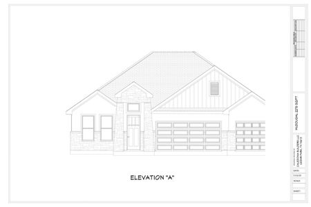 New construction Single-Family house Cedar Creek, TX 78612 plan McDougal - image