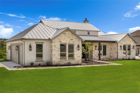 New construction Single-Family house 109 Lazy Oak Pl, Spicewood, TX 78669 Mulberry- photo 1 1