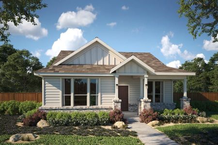 New construction Single-Family house 190 Treadwell Lane, Kyle, TX 78640 Buttercup- photo 0