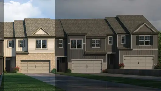 New construction Townhouse house 1814 Meadow Green Cir, Gainesville, GA 30501 plan Sawyer - image