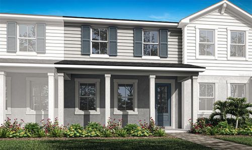 New construction Townhouse house 2883 Camellia Flower St, Apopka, FL 32703 plan Aurora - image