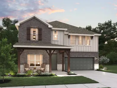 New construction Single-Family house 14743 Lower Pass, San Antonio, TX 78252 plan Alexis - image