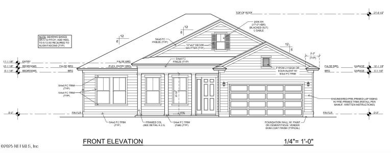 New construction Single-Family house 224 Michael Dr, St. Augustine, FL 32086 - image
